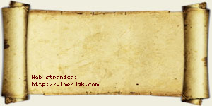 Jovana Nikačević vizit kartica